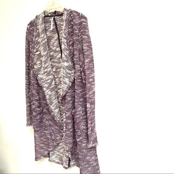 Fabletics purple & white Moscow wrap cardigan S - Picture 4 of 9